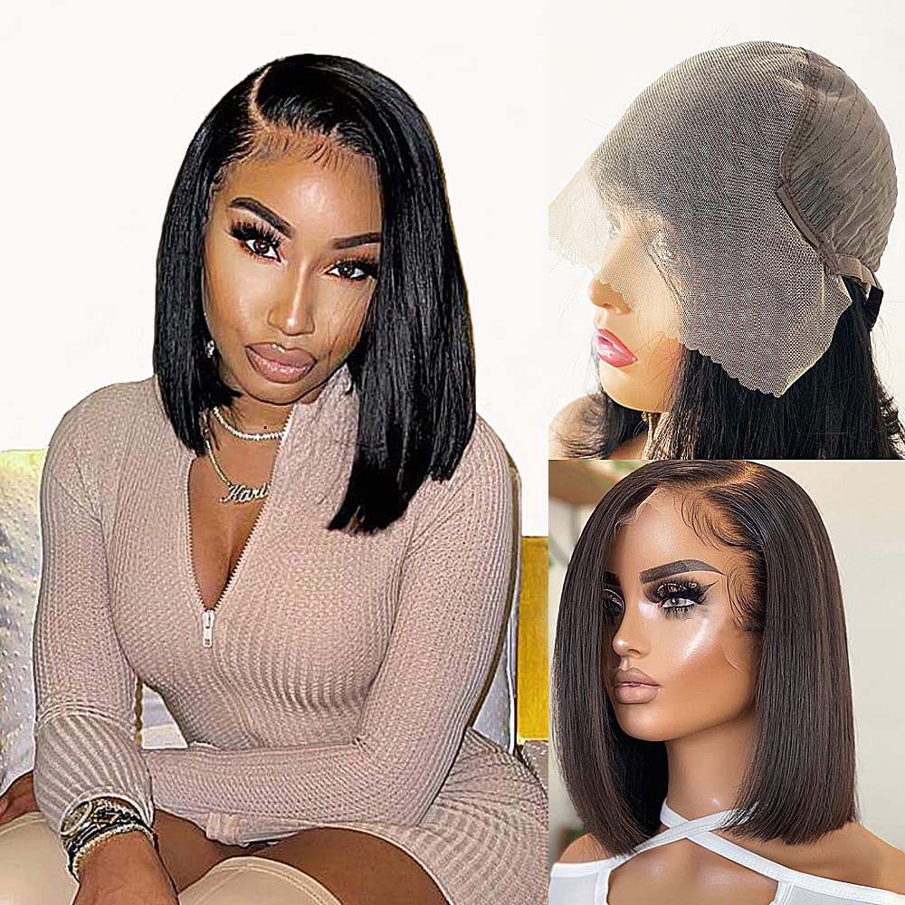 13x4 Frontal Bob Wig 150% Density