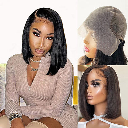 13x4 Frontal Bob Wig 150% Density