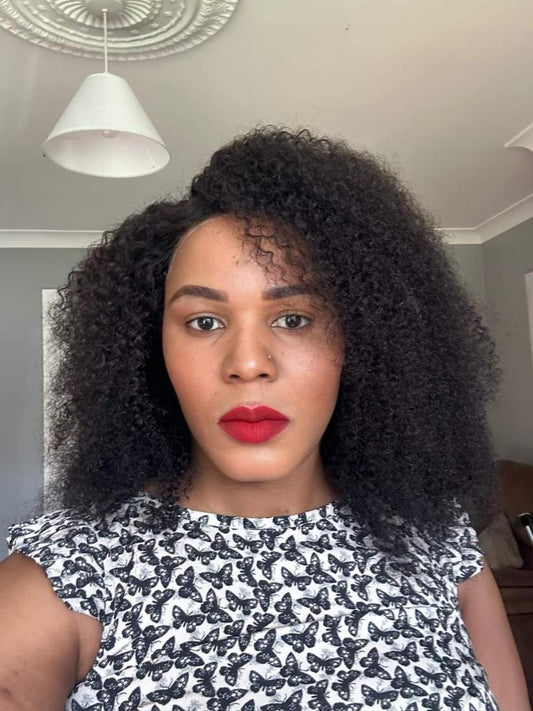 Afro Curly frontal wig