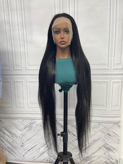 13x4 Bone straight Wig 180% Density